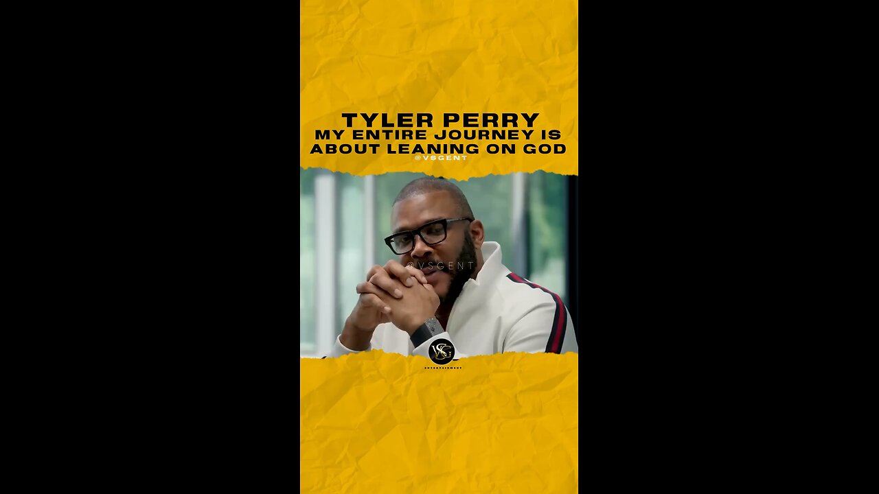 @tylerperry My entire journey is about leaning on God