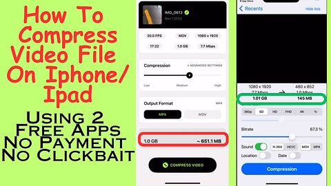 How To Compress Video Files On Iphone/Ipad (Full Guide)