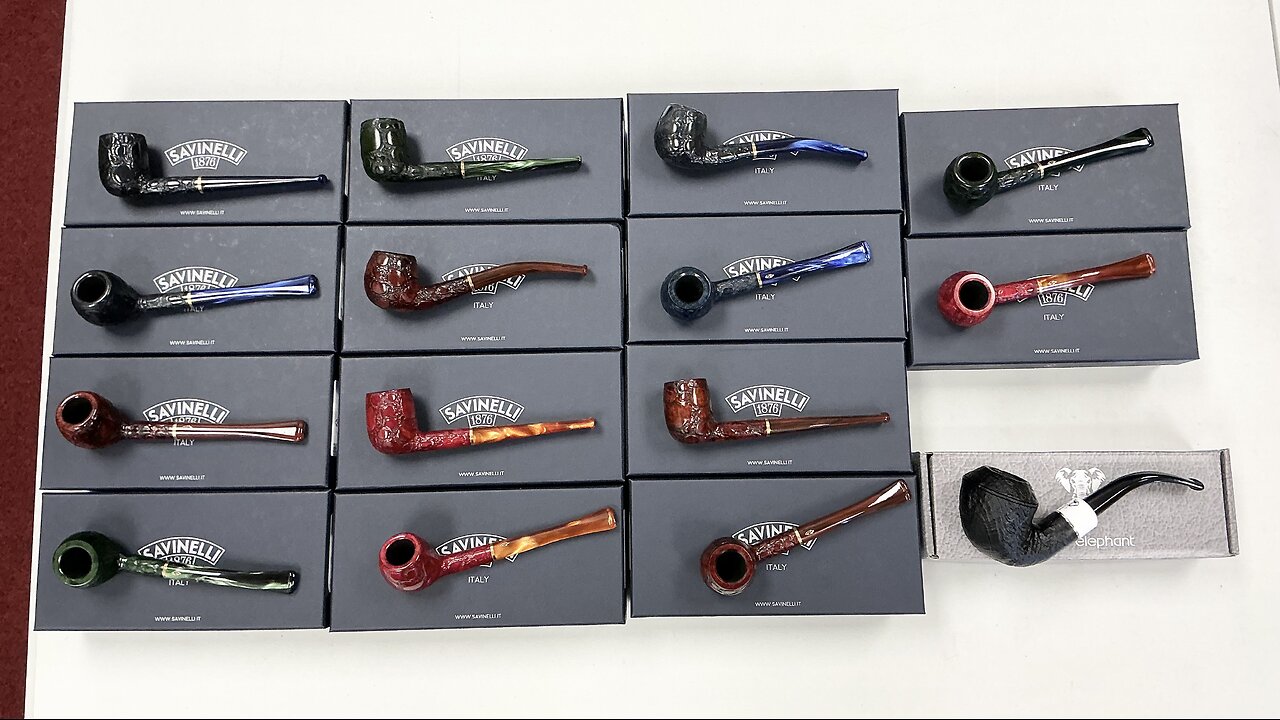 The All New Savinelli Alligator Elegance Pipes Have Arrived!