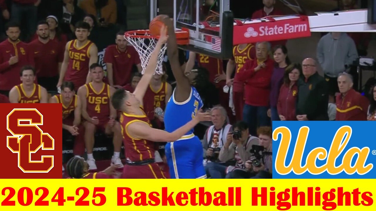 UCLA vs USC Basketball Game Highlights 1 27 2025