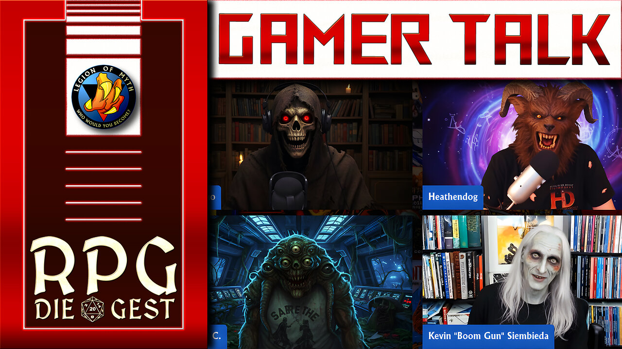 GAMER TALK | [NEW!] Nightbane Audio Book & Running Horror TTRPG Sessions