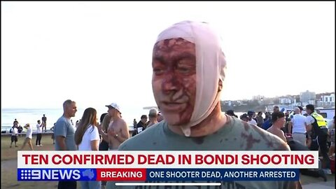 Injured Jewish Man in Bondi Who Was in Israel During Oct 7, Gives Live Interview After Head Wound