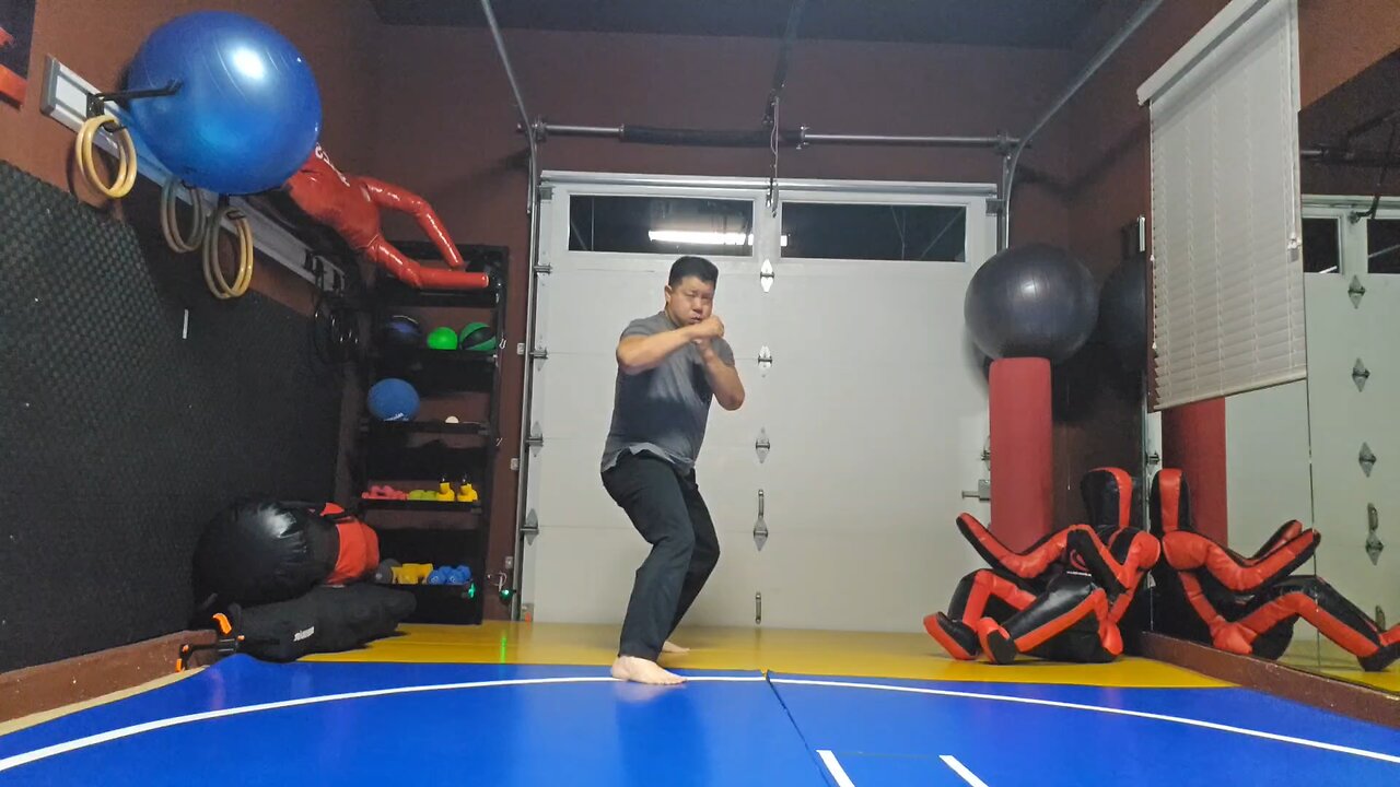WTD Mantis Kick to Oblique Kick sequential