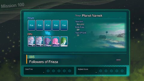 Playing The 100 Missions Mode In Sparking! ZERO Mission 5 & 6