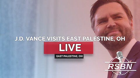 LIVE REPLAY| Vice President JD Vance Visits East Palestine, Ohio - 2/3/25