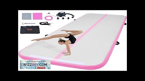 VEVOR Gymnastics Air Mat 4 inch Thickness Inflatable Gymnastics Tumbling Mat Tumble Review