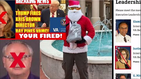 TRUMP FIRES BAY PINES VA DIRECOTR KRIS BROWN FOR DEI