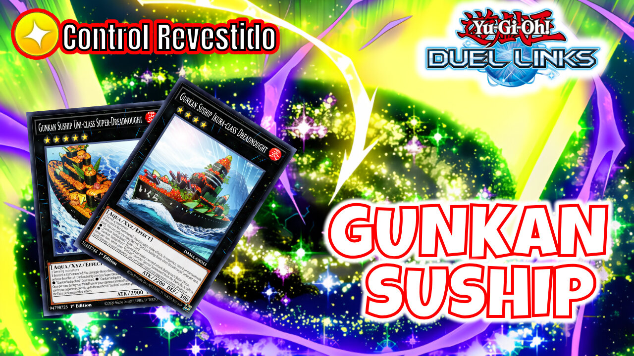 La NUEVA HABILIDAD hace más FUERTE a este mazo | Gunkan Suship Deck Duel Links Yu-Gi-Oh!