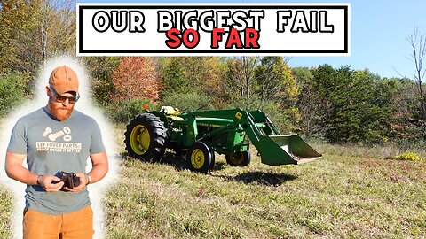 Restoring A 200 Year Old Farm: Breaking Our Tractor During The First Use