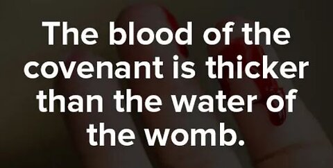 What "Blood is Thicker than Water" Really Means.