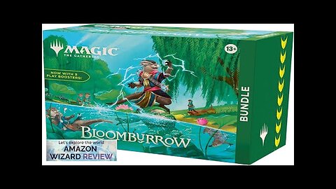 Magic: The Gathering Bloomburrow Bundle 9 Play Boosters 30 Land cards Review