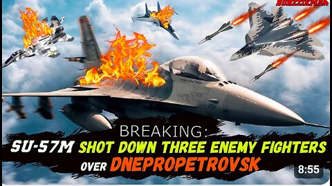 SHOCKING Dogfight Over UKRAINE: F-16, Mig-29, and Su-27 Did Not Survive Their Meet-Up With Su-57M