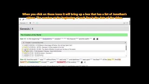 KLECK FILES - navigating BIBLE features