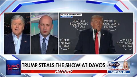 TRUMP STEALS THE SHOW AT DAVOS