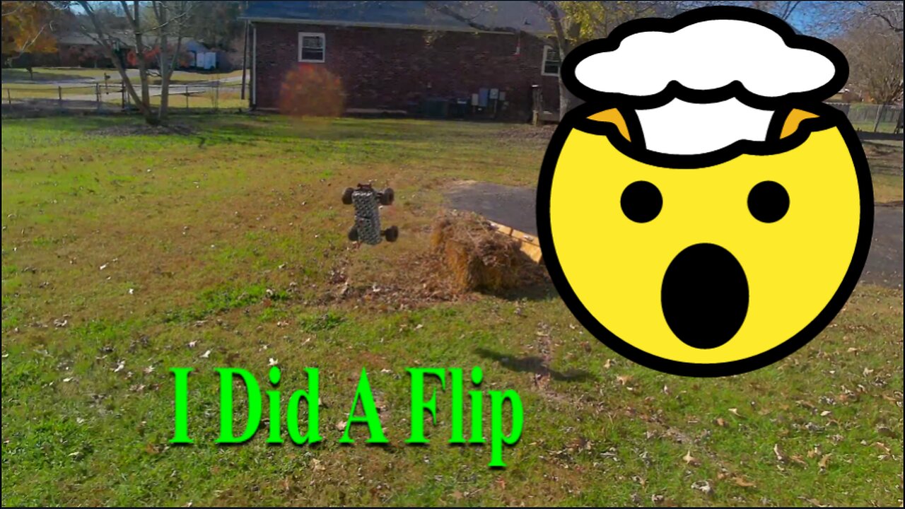 RC Truck Jumping Hay Stack Part 2