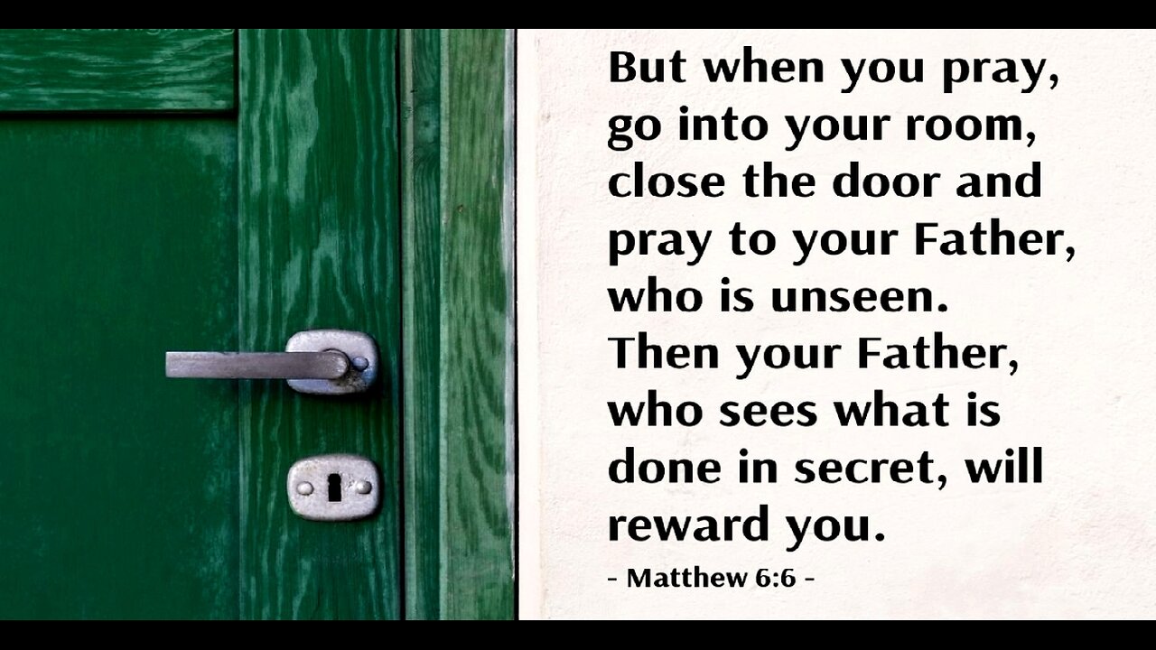 AVOIDING HYPOCRISY IN PRAYER - DAILY DEVOTIONAL ❤️