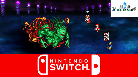 FINAL FANTASY III Pixel Remaster Final Boss Battle Cloud of Darkness & The End (Nintendo Switch)