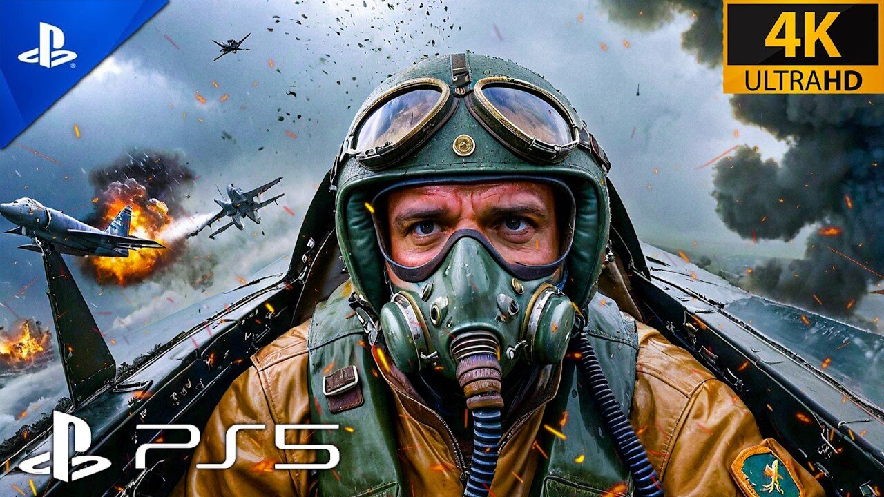 Intense Battlefield: Sky Fall | ULTRA Graphics 4K HDR 60FPS Gameplay (PS5)
