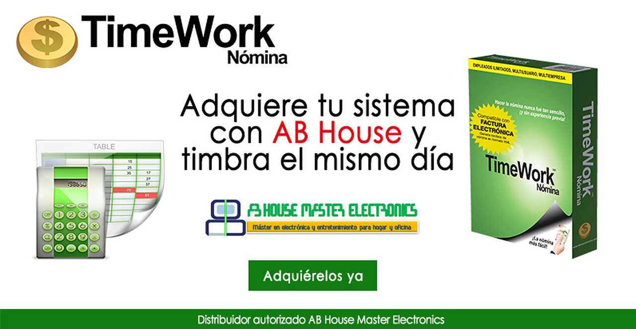 ✅ ¿Por qué elegir Time@Work Nomina 2.9 + @ElLicenciado Full