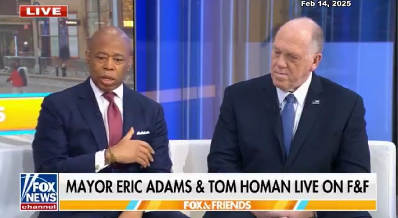 Eric Adams and Tom Homan Working Together to Plan NYC Deportations