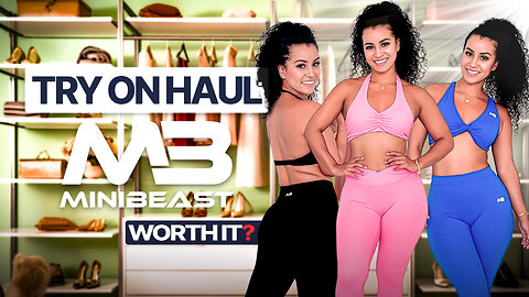 MiniBeast Activewear Try-On Haul | Best Leggings & Sports Bra for Women 2025