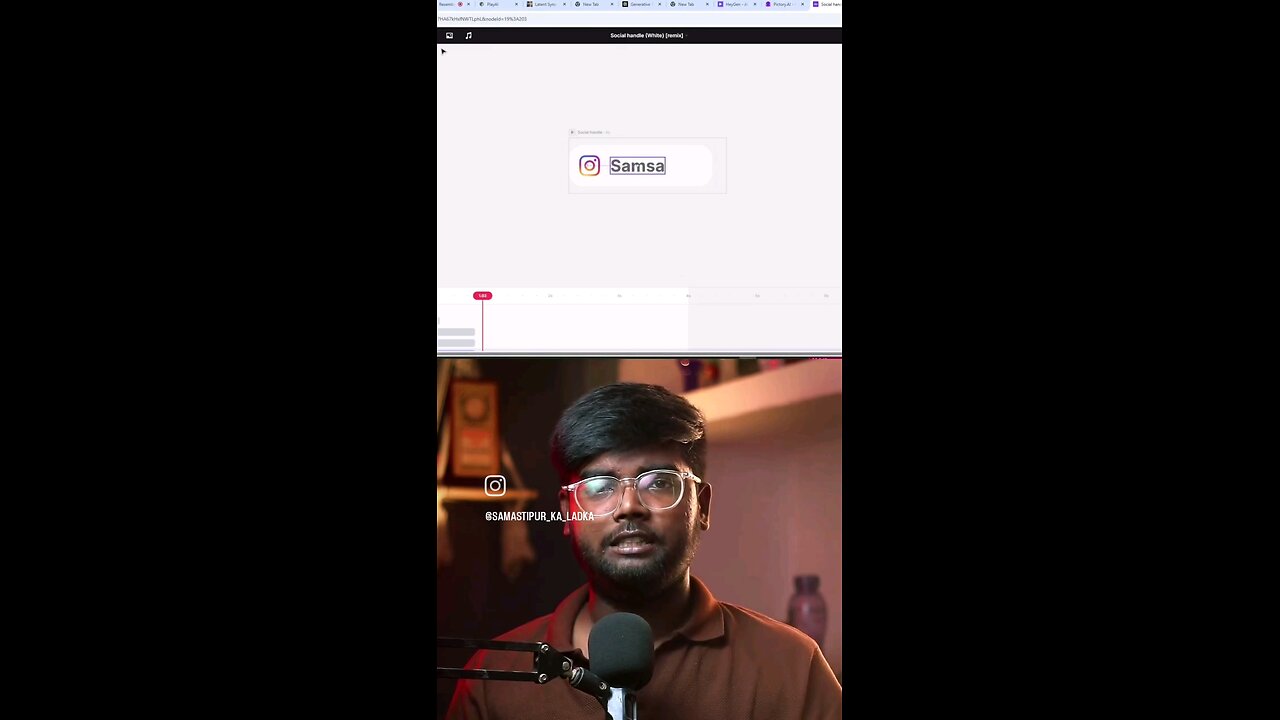 Making social media graphic?... Not editing noleg