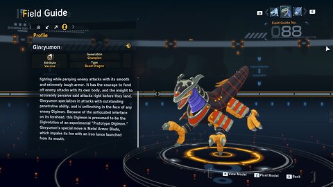 ginryumon all digivolution/de-digivolution/profile Digimon Story Time Stranger