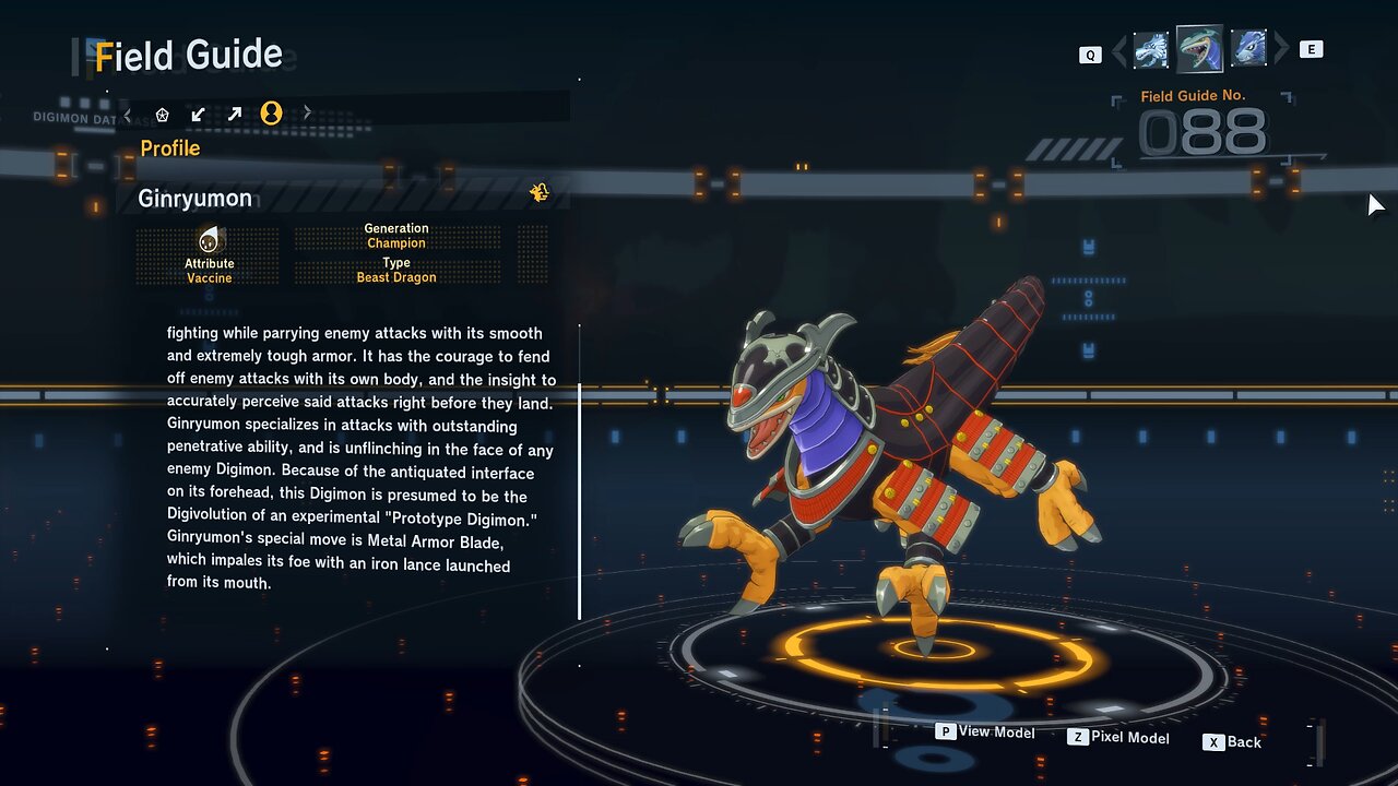 ginryumon all digivolution/de-digivolution/profile Digimon Story Time Stranger