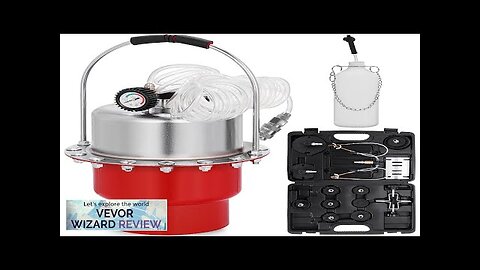 VEVOR Pneumatic Air Pressure Bleeder Tool Kit Brake Bleeding Garage Workshop Mechanics Review