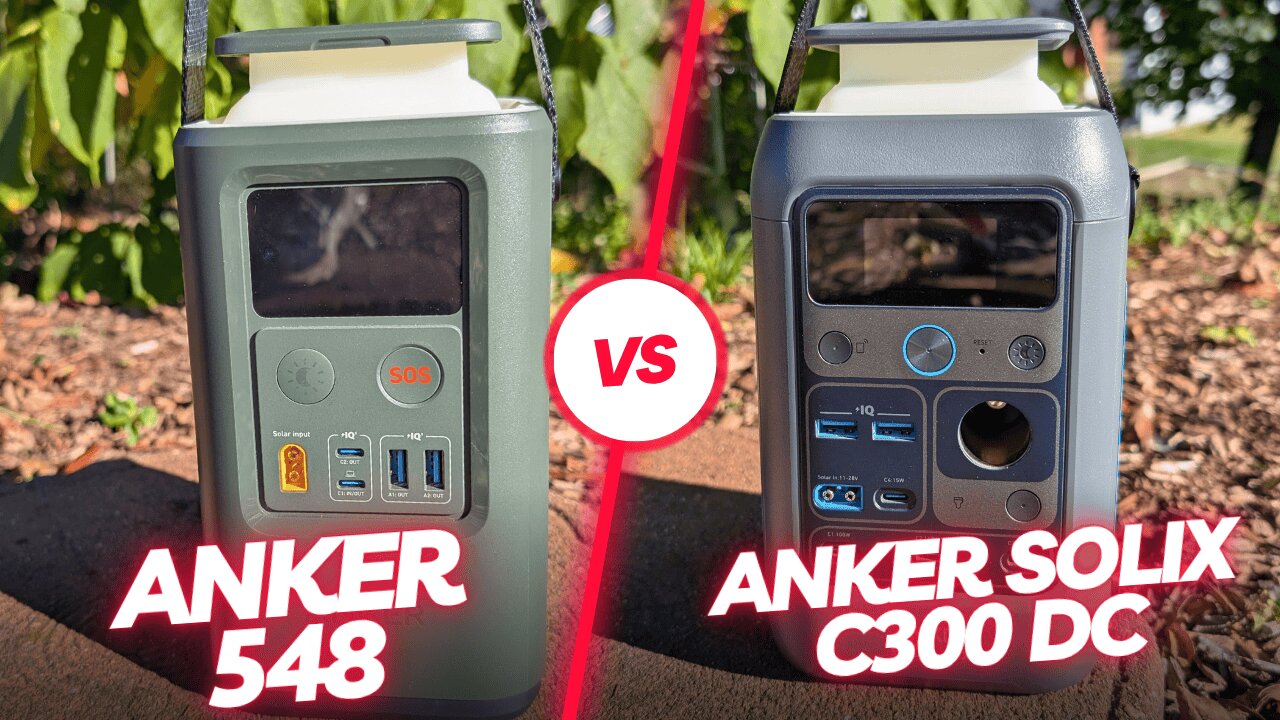Anker 548 vs. SOLIX C300 DC - The Battery Lantern Showdown