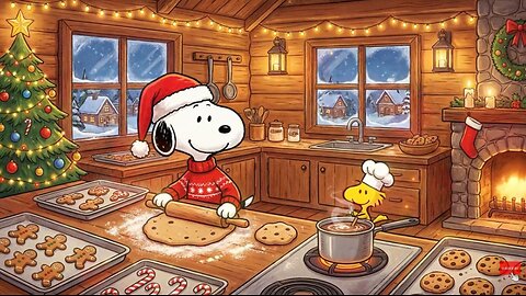 Christmas Prep with Snoopy and Woodstock Smooth Christmas Jazz to Boost Your Holiday Spirit