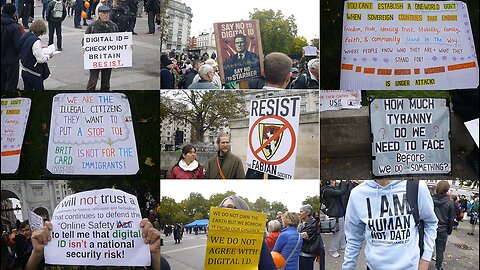LONDON 1: NO to DIGITAL ID – DIGITAL ID = CHECKPOINT BRITAIN! RESIST. Say NO to STARMER.