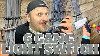 6 Gang Switch Plate Wiring – How I Turn ‘Spaghetti’ Lights into a Simple Setup (UK)