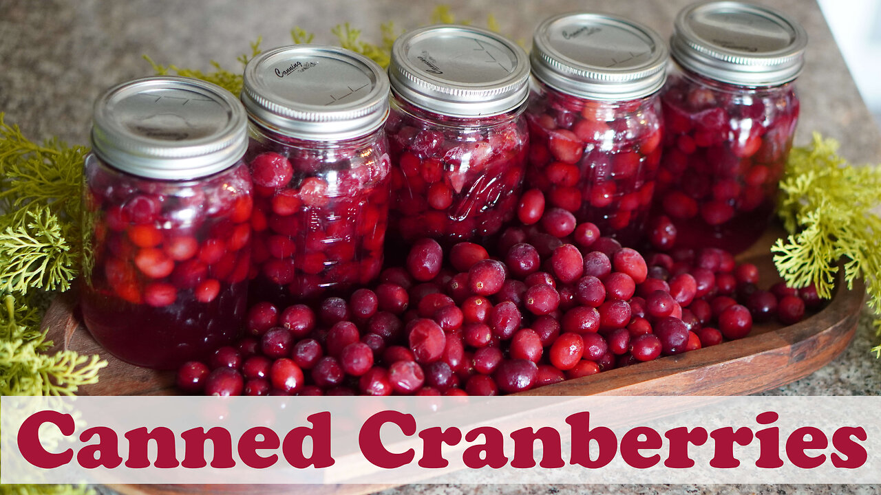 How to Can Cranberries