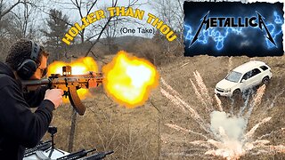 Gun Cover - Destroying a car to Metallica