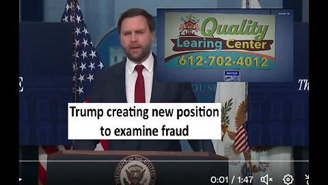 Trump creating new position to examine fraud, especially in MN