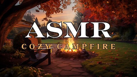 ASMR Autumn Campfire to Help You Sleep Instantly | Relaxing Piano & Fire Sounds
