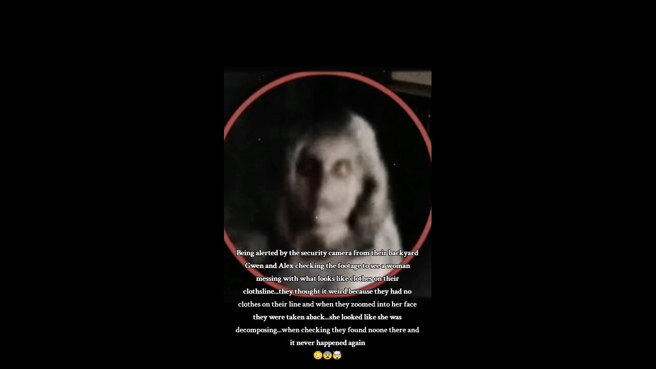 Ghost captured in backyard by security camera