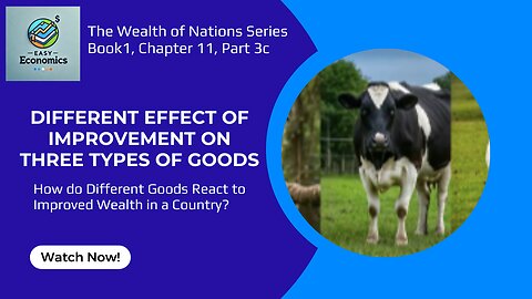 The Wealth of Nations Book 1 Chapter 11 Part 3c - Different Effects on Improvement of Three Goods