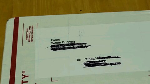 Mail Call from Walter Bunning (Viejo).