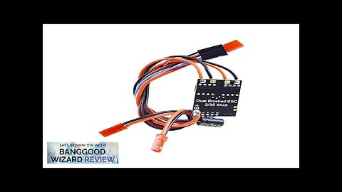 Flipsky Dual Way 5AX2 Brushed ESC Speed Controller 2-3S for 130/180 Motor Review