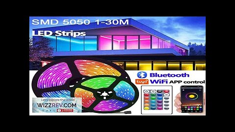 5V USB Tuya LED Lights For Room 5050 RGB Led Strip 1-30Meter Review