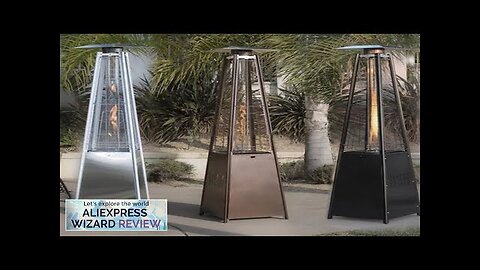 Hot Sale Pyramid Outside Gas Heaters Stainless Steel Propane Outdoor Patio Heater Review