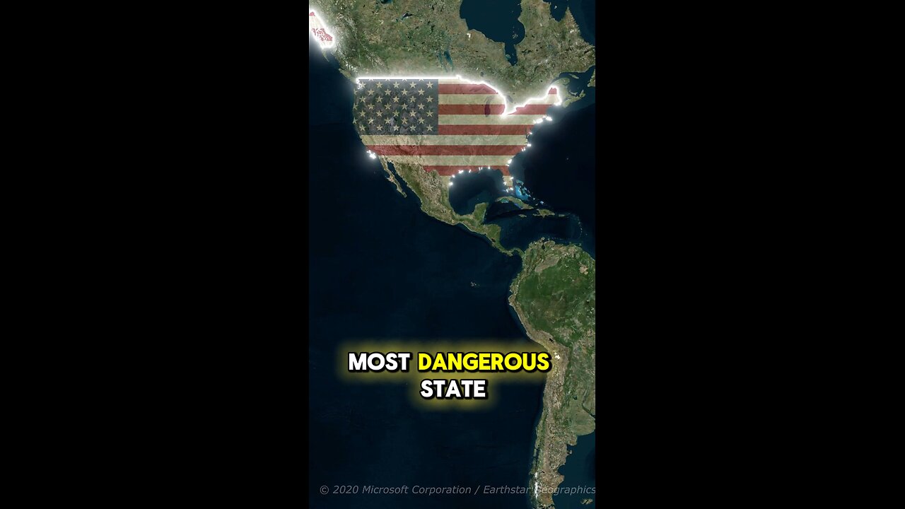 USA Most Dangerous States #americans#unitedstates#geography#doyouknow#country#trending