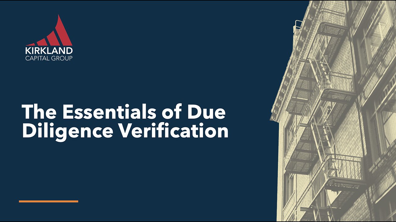 The Essentials of Due Diligence Verification