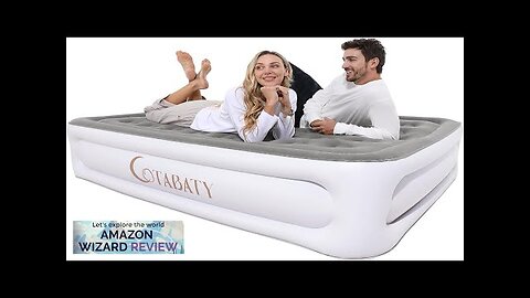 Queen Air Mattress with Built-in Pump 18 inch Tall Inflatable Mattress Double Review