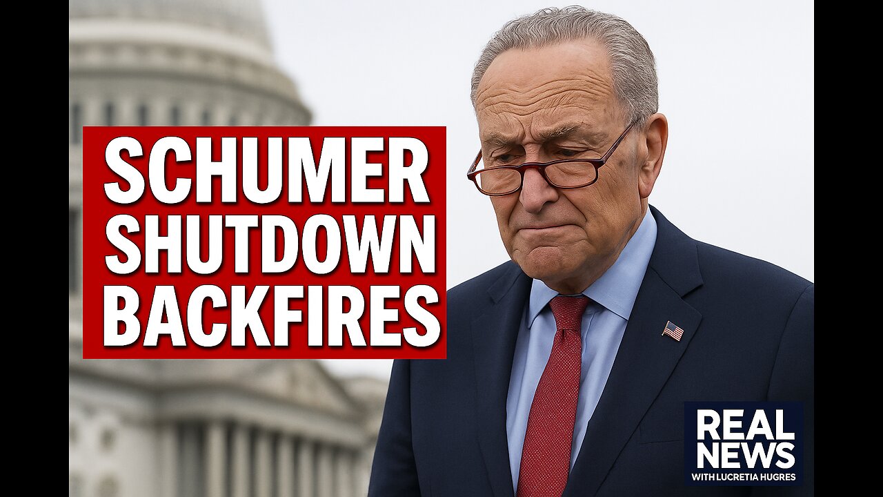 Schumer Shutdown Backfires And More... Real News with Lucretia Hughes.