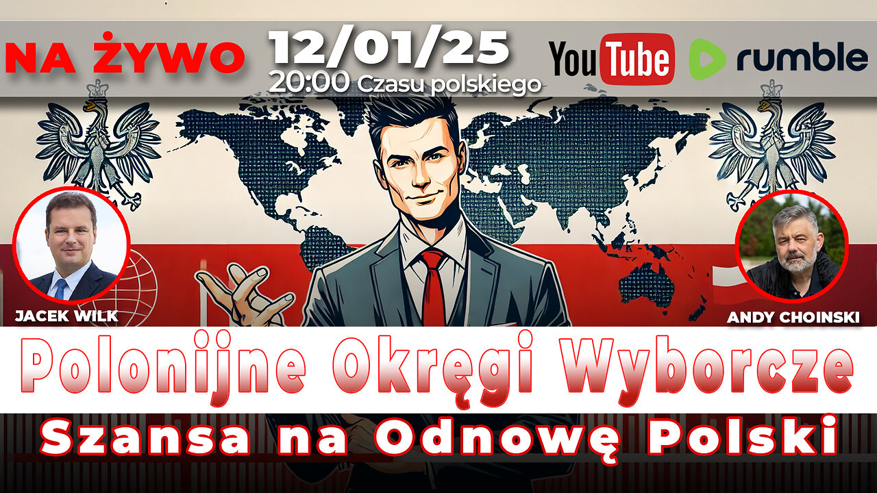 🔴 LIVE 12/01/25 | Polonijne Okręgi Wyborcze – Szansa na Odnowę Polski? | Rozmowa z Jackiem Wilkiem