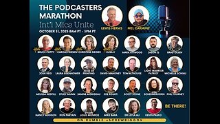 Podcasters Marathon | Oct 31st from 11 am to 6 pm EST
