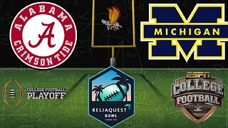 ReliaQuest Bowl: Alabama Vs Michigan LIVE STREAM, Watch Party, and Play by Play